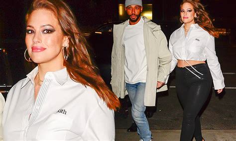 ashley graham steps out with husband justin ervin days after model