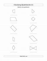 Quadrilaterals Worksheets Worksheet Classifying Math Printable Worksheeto Types Quadrilateral Angles Via sketch template