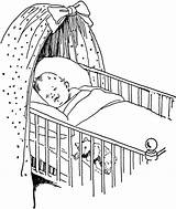 Baby Crib Clipart Cradle Sleeping Clip Cot Cliparts Bassinet Bed Etc Gif Medium Library Small Child Birth Usf Edu Original sketch template