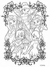 Coloring Pages Printable Disney Crayola Color Sheets Girls Fairies Print Fairy Printables Adult Colouring Kids Dragon Sheet Tinkerbell Adults Gif sketch template