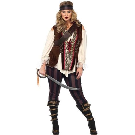 Captain Blackheart Plus Size Womens Pirate Costume Halloween Costume