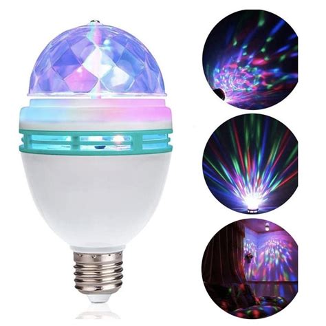 cool white led color rotating light bulb  home    rs piece  kalyan