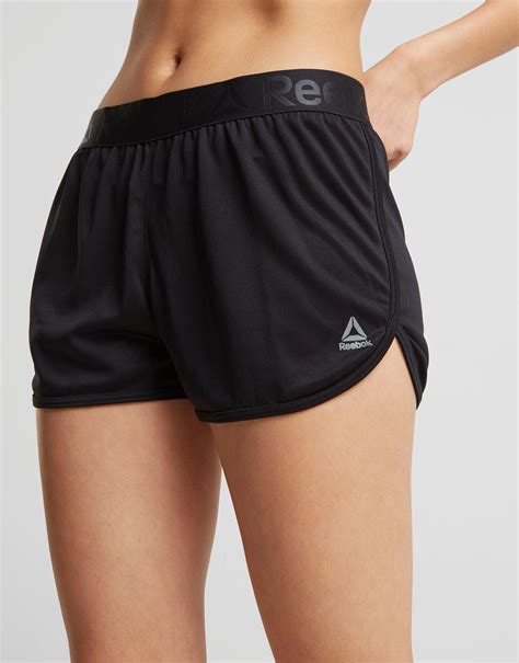 Reebok Synthetic Workout Ready Shorts In Black Lyst