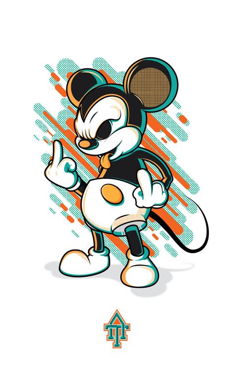 evil mickey mouse  behance