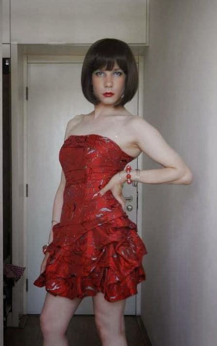 sissy weating sister s prom dress perfect crossdresser drag queens