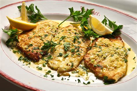 flounder fillets pan fried with green garlic and lemon the new york times