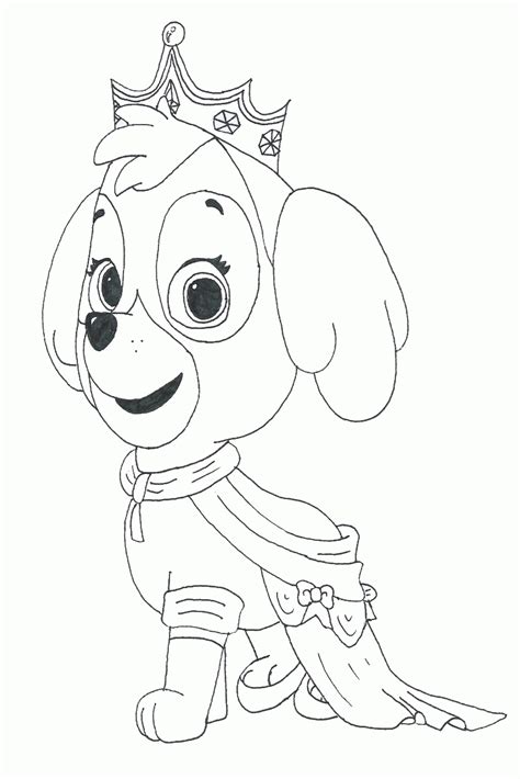 paw patrol printable coloring pages coloring home