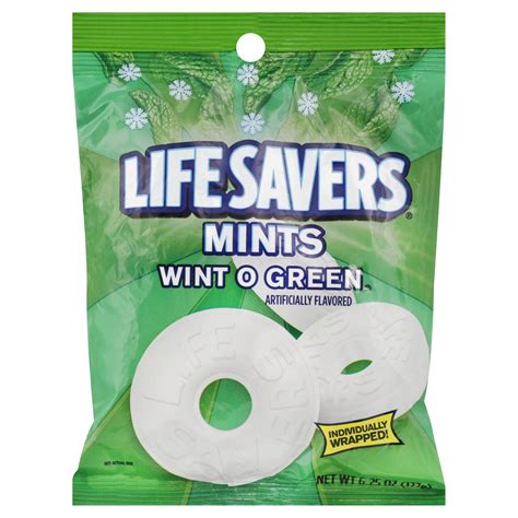lifesavers mints wint  green  oz