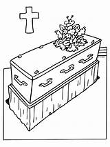 Funeral Coloring Pages Deceased Template Templates sketch template