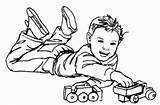 Coloring Pages Boys Boy Printable sketch template
