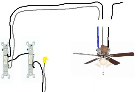 ceiling fan replacing kitchen fan wiring problems home improvement stack exchange