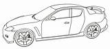 Mazda Biler Tegninger Nemme Malen sketch template