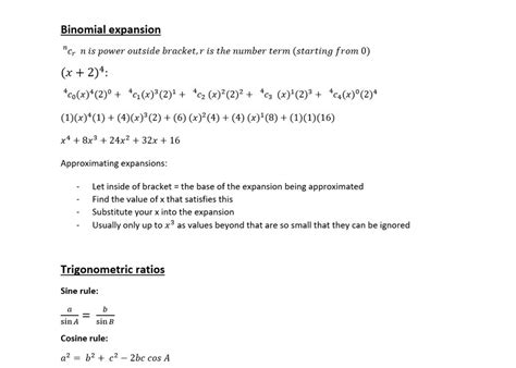 level maths revision notes guide written    student edexcel