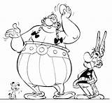 Asterix Coloring Pages Obelix Choose Board sketch template