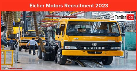 Eicher Motors Recruitment 2024 Apply Online Fresher And Experienced Job