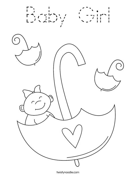 baby pages coloring pages