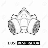 Mask Gas Drawing Respirator Outline Getdrawings sketch template