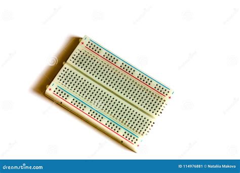 pcb board stock image image  white electrical prototype