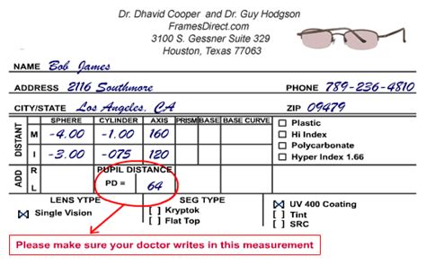 printable contact lens prescription template