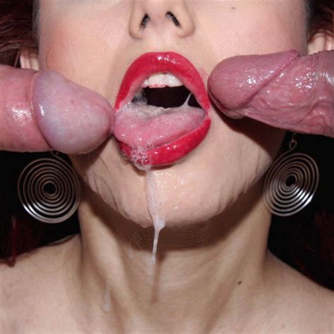 lipstick blowjob milf picture