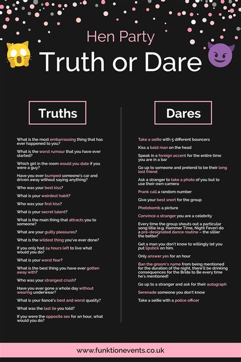 Funny Truth Or Dare Truth Or Dare Games Truth Or Dare Questions