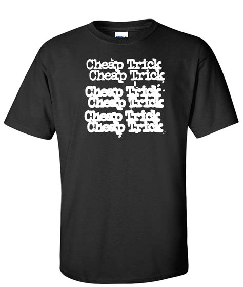 cheap trick rock band logo graphic  shirt supergraphictees