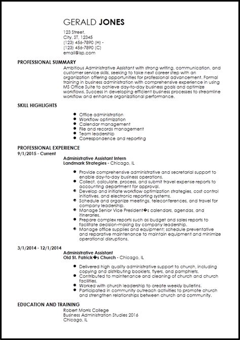 entry level resume examples resume