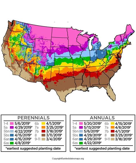 Us Hardiness Zone Map Hardiness Zone Map Of The Usa