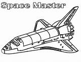 Coloring Space Shuttle Spaceship Pages Nasa Master Color Printable Netart Print Getdrawings Getcolorings sketch template