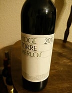 Image result for Ridge Merlot Torre Ranch Monte Bello Santa Cruz Mountains. Size: 144 x 185. Source: www.cellartracker.com