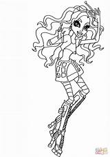 Robecca Coloring Pages Steam Monster High Protist Getdrawings Drawing sketch template