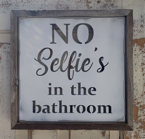 funny bathroom signs km design  fabrication