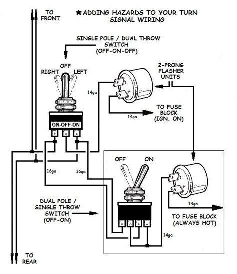 wiring hot rod turn signals diagram