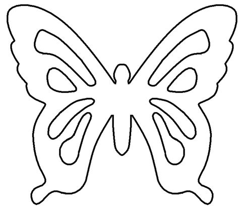 butterfly outline images clipart