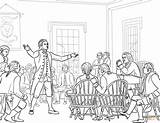 Congress Congreso Supercoloring Revolutionary Webstockreview 1774 Timetoast Stops sketch template