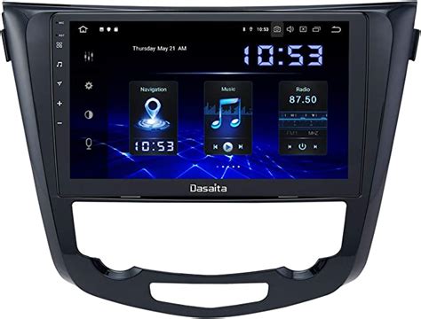 dasaita 10 inch large screen single din android 10 0 car stereo for
