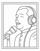 Microphones sketch template