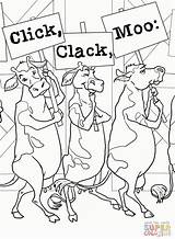 Coloring Clack Moo Click Cows Type Pages Cronin Doreen Printable Activities Printables Supercoloring Popular Book Super Online Coloringhome Games Drawing sketch template