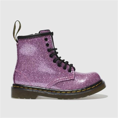 dr martens pink  glitter boots toddler shoefreak