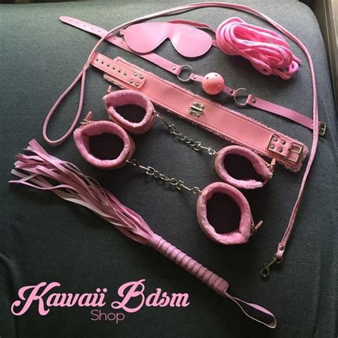 pink princess bondage 7pcs set kawaii bdsm