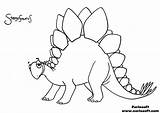 Stegosaurus Justcoloringbook sketch template