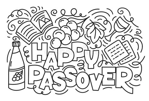 passover coloring pages  printable