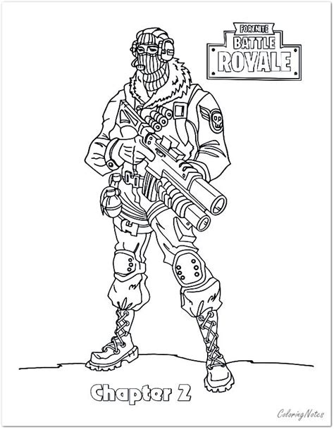 skull trooper fortnite coloring pages step  step   draw skull