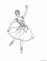 Coloring Pages Ballet Barbie Coloring4free Ballerina Printable Related Posts sketch template