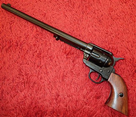 replica denix  calibre colt peacemaker revolver pistol long barrel  black jb military