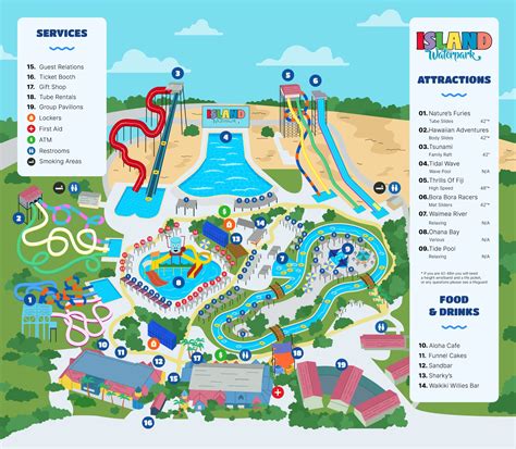 lost island water park map  xxx hot girl