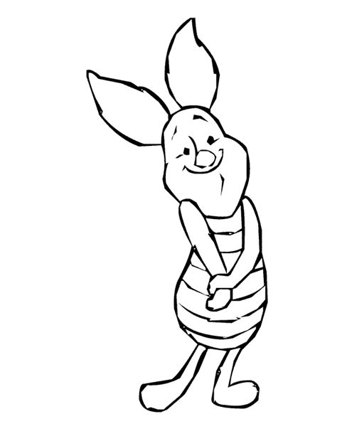 disney piglet characters coloring pages  kids