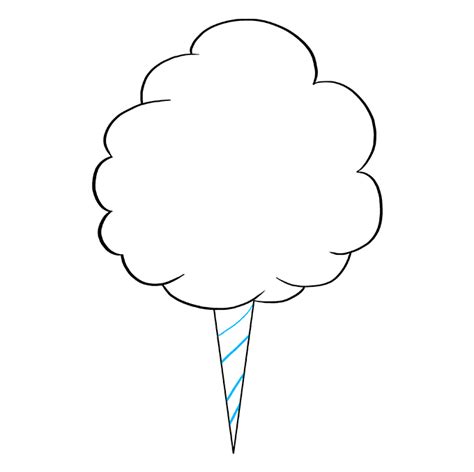 draw cotton candy  easy drawing tutorial