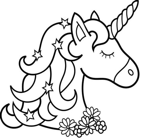 unicorn coloring page printable unicorn coloring pages preschool