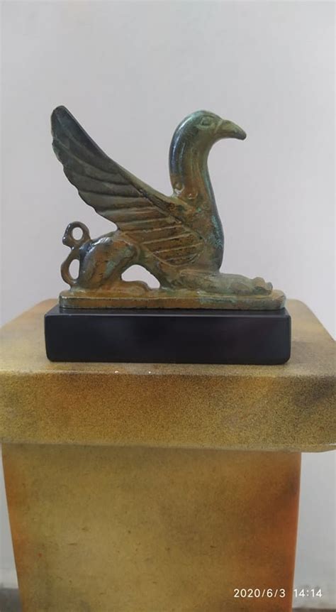 bronze minoan griffin genius etsy